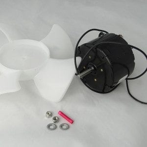 Fan motor kit , w/blade & conn. Midi Classic 240 Volt