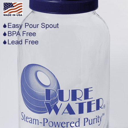 Mini CT glass jar for water