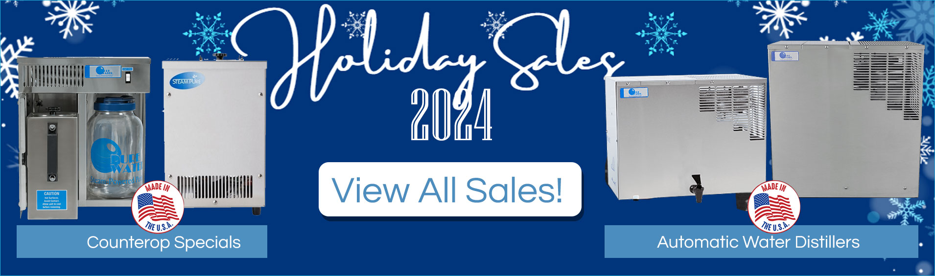 2024 Holiday Sales Home Water Distillers