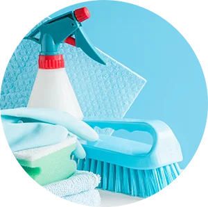 DIY Cleaning Solutions with distilled water and essential oils
