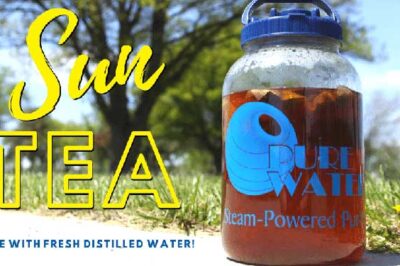 Make The Best Sun Tea with Distilled Water
