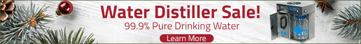 Water Distiller Holiday Sale