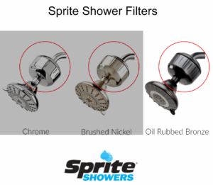 sprite shower filters in bronze