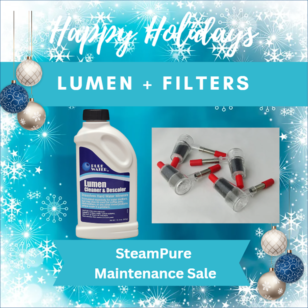 SteamPure Filters and Lumen Sale