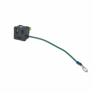 Plug receptacle, 3 prong, grounded