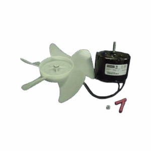 Fan motor kit w/blade & conn. Most Models 240 Volt