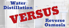 Water Distillation versus Reverse Osmosis