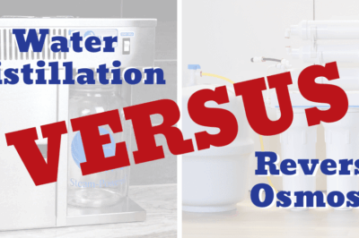 Water Distillation versus Reverse Osmosis