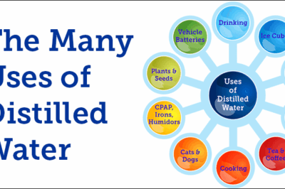 distilled water uses