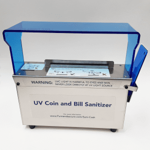 Introducing the Secure Sani-Cash: a money sanitizing machine.