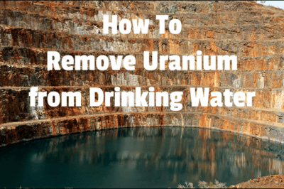 how to remove uranium from drinking water