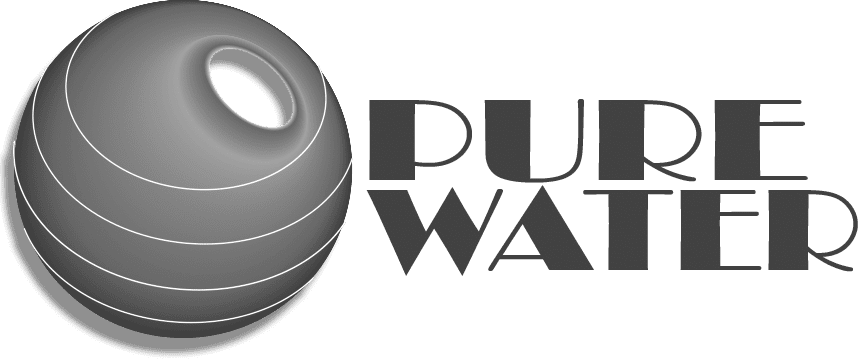Grayscale Pure Water Logo