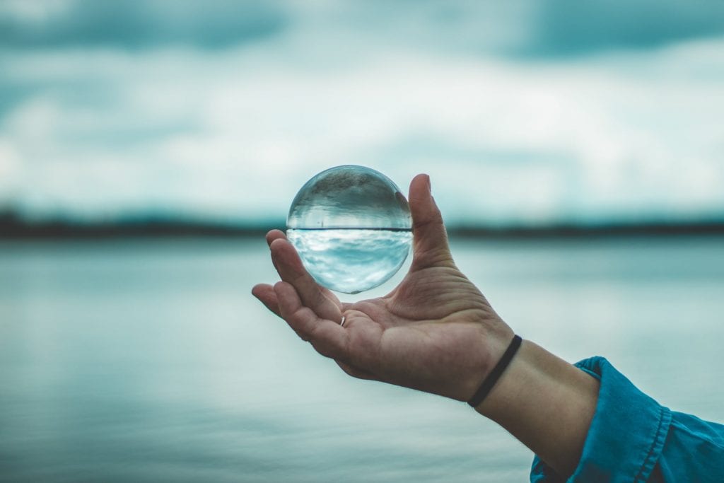 looking at water